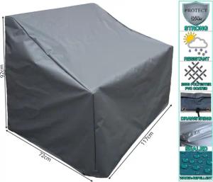 Quick Star Gartenmöbel-Schutzhülle Schutzhülle Bahia Sofa Grau 117x78x92/57cm (1-St), Kordelzug im Saum, wasserdicht versiegelte Nähte