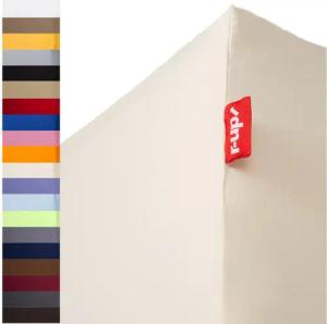 r-up Spannbettlaken Beste 90x200 bis 220x240cm erhältlich! 230 g/m², Baumwolle, Gummizug: fest eingenähtes dauerelastisches Rundumgummi, (1 Stück), (90x200-100x220, 15-35cm Matratzenhöhe, natur)
