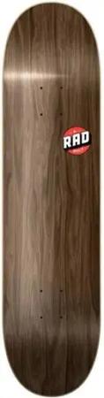 RAD Blank Logo Skateboard Deck - 8.25" - Vintage Maple