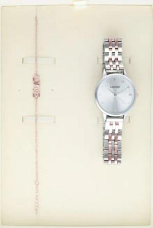 Radiant RA609203PT Damen-Armbanduhr und Armband Geschenkset