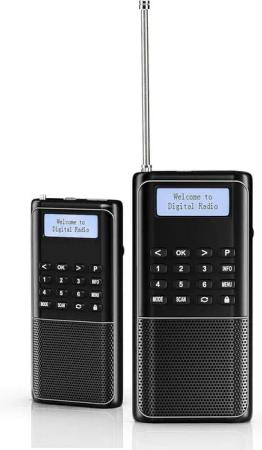 Radioddity Raddy RD23 Tragbares DAB Radio Klein DAB+ UKW Digitalradio mit Akku Radio
