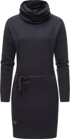 Ragwear Sweatkleid Babett Dress Intl. warmes Winterkleid mit breitem Rollkragen