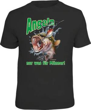 RAHMENLOS® T-Shirt für den passionierten Angler: Angeln, nur was für Männer!