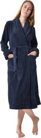 RAIKOU Bademantel Homewear / Morgenmantel /Saunamantel / Hausmantel für Damen, Polyester, Gütel, aus luxuriösem Flausch Coral Fleece