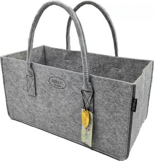 RAIKOU Einkaufsshopper Filztasche Kaminholztasche Spielzeugaufbewahrung 5 mm dicke Filze, für Einkaufs Kamin Holz Zeitungsholz Spielzeug