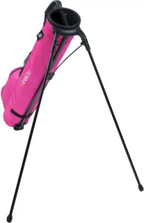 RAIKOU Golfballtasche Golf Standbag leicht & kompakt, Tragegurt, wasserabweisend (Packung), 2 Taschen, 2-fach Divider, Pink/Blau