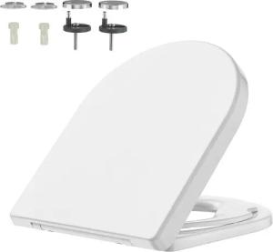 Rainsworth WC-Sitz Modelle fuer Kinder enthalten, mit Nano Glaze Material,Ein-Knopf-Schnellverschluss Toilettenschüssel