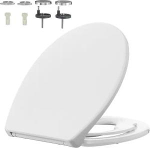 Rainsworth WC-Sitz Modelle fuer Kinder enthalten, mit Nano Glaze Material,Ein-Knopf-Schnellverschluss Toilettenschüssel