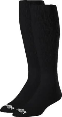 Rawlings Baseball Socken (2 Paar) L Schwarz