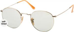 Ray-Ban Round Metal RB 3447 9065/I5, Runde Sonnenbrille, Unisex, in Sehstärke erhältlich