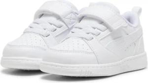 Rebound V6 Lo Sneakers Kinder PUMA White Cool Light Gray