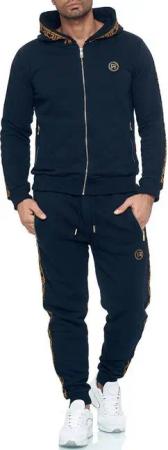 RedBridge Jogginganzug Red Bridge Herren Jogginganzug Sweat Suit Set Jacke Hose (Set, 2-tlg)
