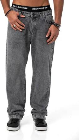 RedBridge Weite Jeans Red Bridge Herren Baggy Jeanshose 5-Pocket-Style