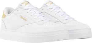 Reebok - Herren/Damen Unisex Sneaker "Court Advance Clip" (Weiß/Gold)