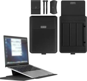 Refttenw Laptoptasche Laptop-Hülle mit klappbarem Ständer Tragbar Tablet-Hülle Schutz