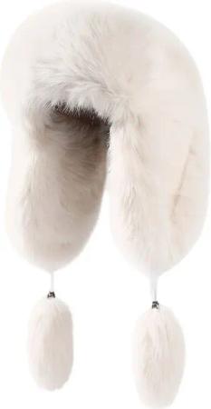 Refttenw Plüschmütze Fleecemütze,Damen Plüschmütze,Fellmütze,Ohrenmütze