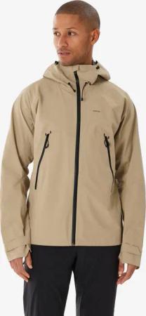 Regenjacke Herren wasserdicht Wandern - MH500 beige