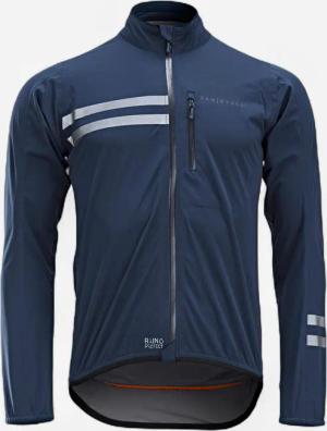 Regenjacke Rennrad langarm EDR Herren blau