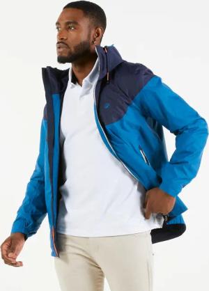 Regenjacke Segeln Herren wasserdicht winddicht 100 blau/blau