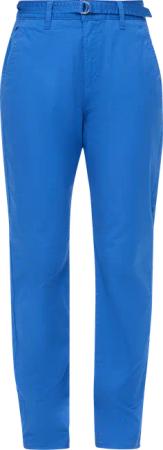 Regular: Chinohose mit Gürtel