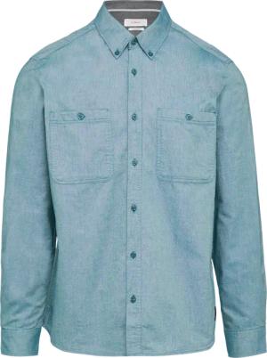 Regular Fit: Baumwollhemd mit Button-Down-Kragen