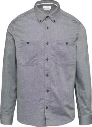 Regular Fit: Baumwollhemd mit Button-Down-Kragen