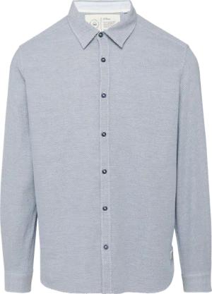 Regular Fit: Baumwollhemd mit Strukturmuster