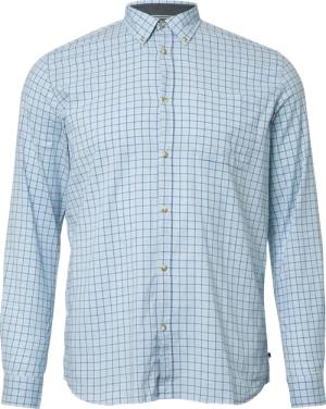 Regular Fit: Elastisches Button-Down-Hemd mit Karomuster