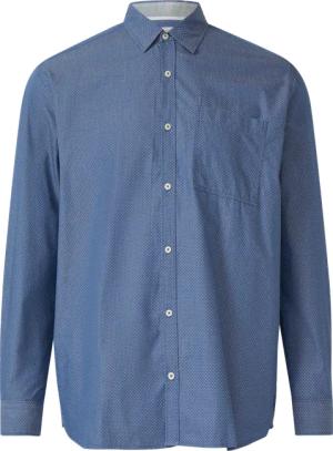 Regular Fit: Gewaschenes Hemd mit Brusttasche