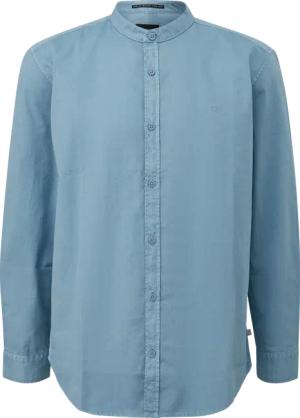 Regular Fit: Gewaschenes Twillhemd mit Logostickerei