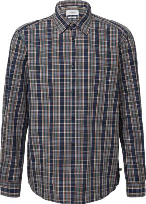 Regular Fit: Kariertes Baumwoll-Hemd mit Kentkragen