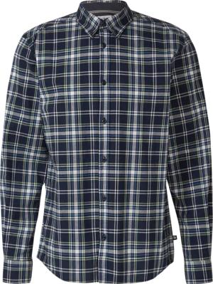 Regular Fit: Kariertes Baumwollhemd mit Button-Down-Kragen