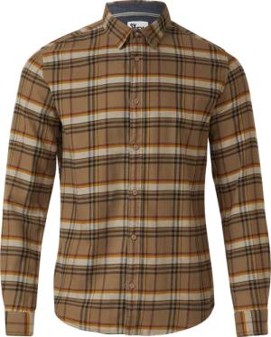 Regular Fit: Kariertes Flanellhemd aus Baumwolle