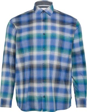 Regular Fit: Kariertes Hemd aus Baumwollstretch mit Brusttasche