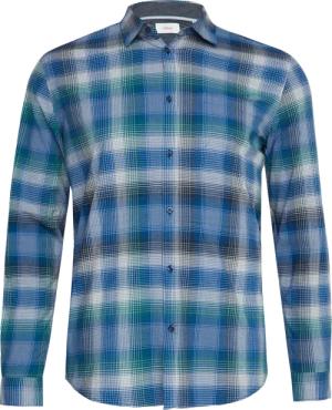 Regular Fit: Kariertes Hemd aus Baumwollstretch mit Brusttasche