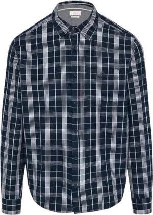 Regular Fit: Kariertes Hemd mit Label-Patch