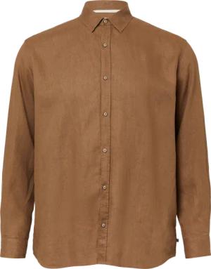 Regular Fit: Langarmhemd aus Leinen