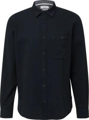 Regular Fit: Strukturiertes Baumwollhemd mit Brusttasche