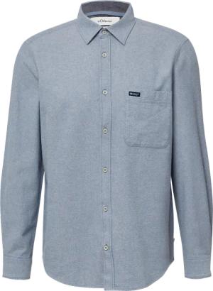 Regular Fit: Strukturiertes Hemd aus Baumwolle