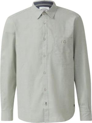 Regular Fit: Strukturiertes Hemd mit Brusttasche