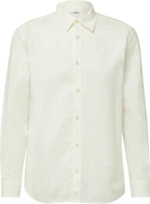 Regular Fit: Strukturiertes Hemd mit Kentkragen