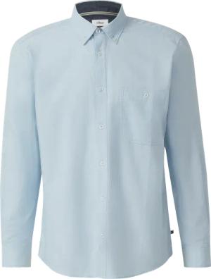 Regular Fit: Weiches Chambray-Hemd mit Button-Down-Kragen