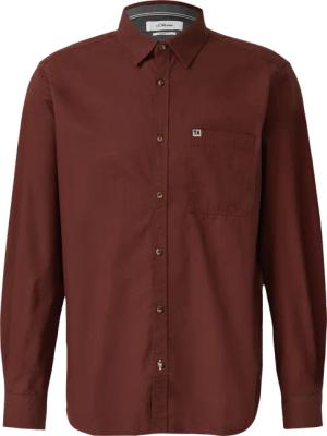 Regular Fit: Weiches Hemd mit feiner Struktur