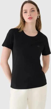 Reguläres Unifarbenes T-Shirt für Damen