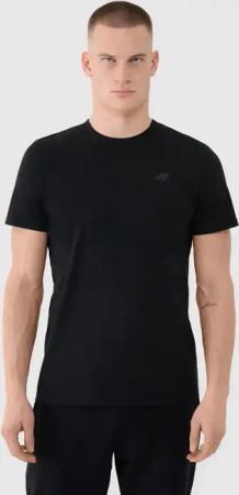 Reguläres Unifarbenes T-Shirt für Herren