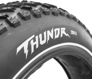 Reifen SA-312 20x4 BK REFL Thundr E-BIKE Reflektierender Streifen