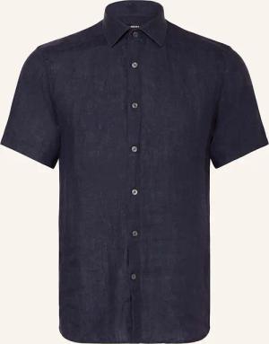 REISS Kurzarm-Hemd HOLIDAY Slim Fit aus Leinen