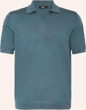 REISS Strick-Poloshirt DUCHIE aus Merinowolle