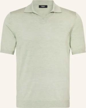 REISS Strick-Poloshirt DUCHIE aus Merinowolle