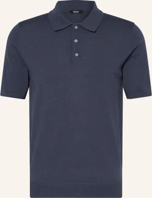 REISS Strick-Poloshirt MANOR aus Merinowolle